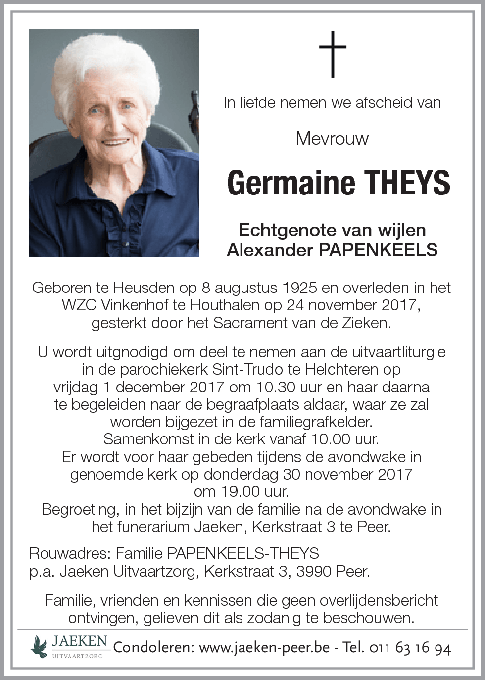 Germaine THEYS