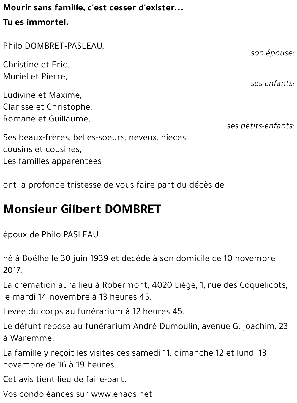 Gilbert DOMBRET