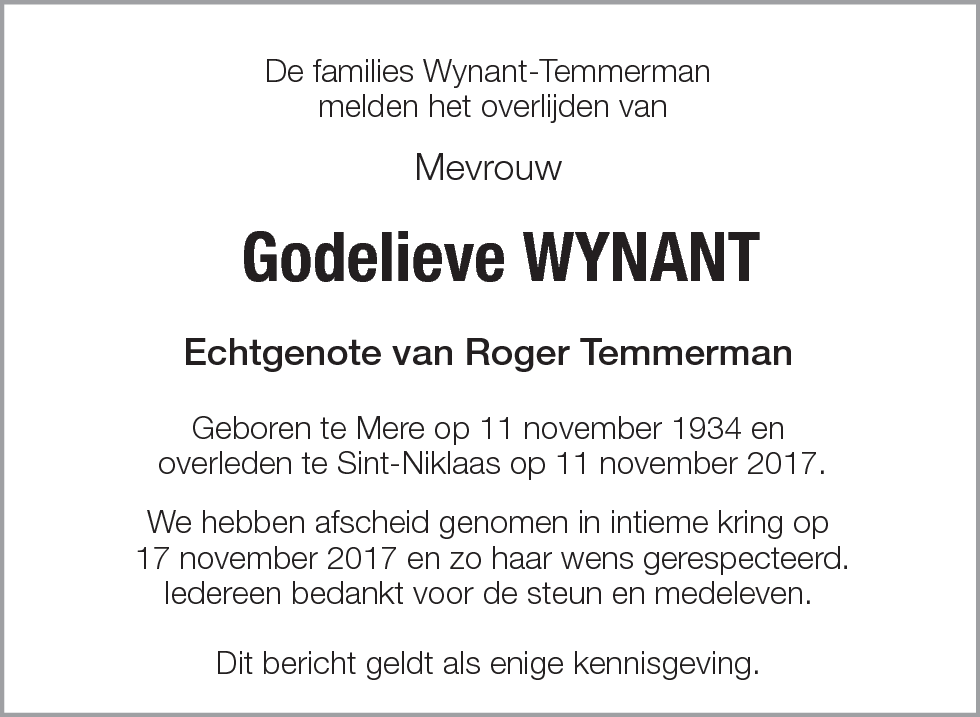 Godelieve Wynant