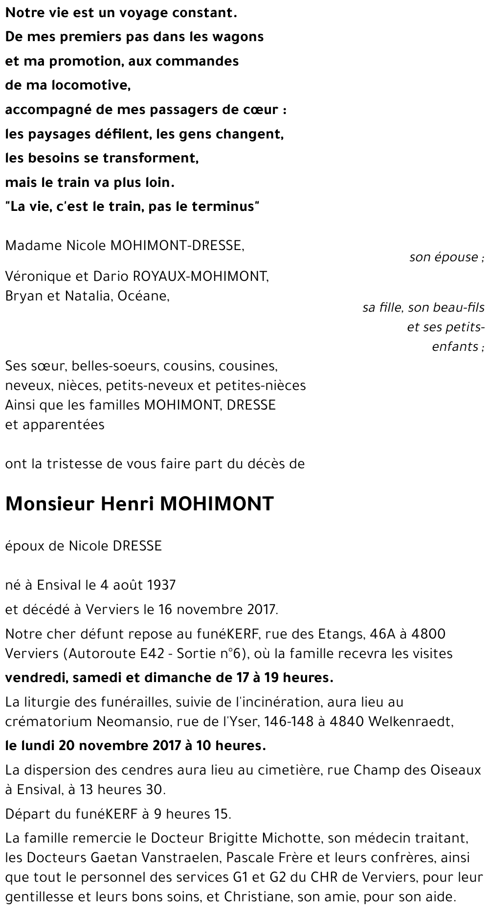 Henri MOHIMONT