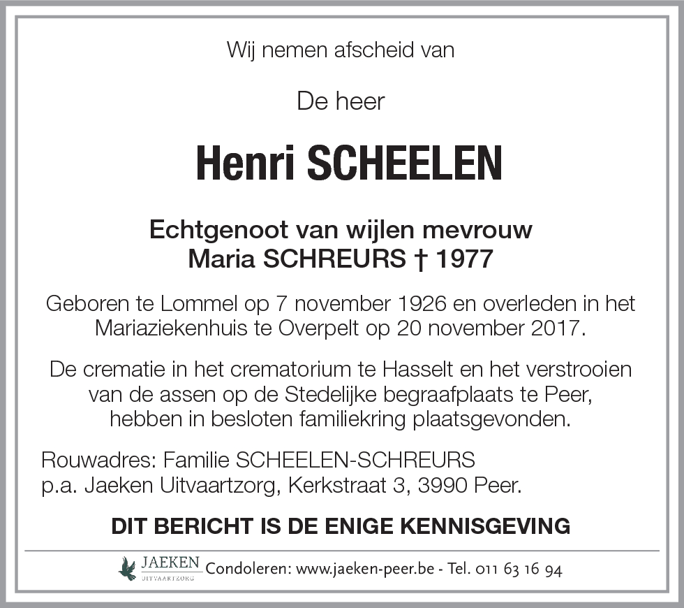 Henri Scheelen