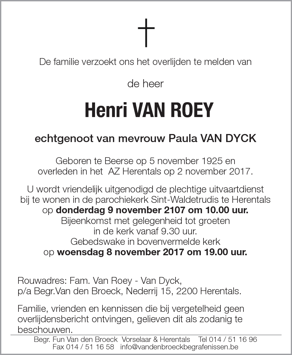 Henri Van Roey