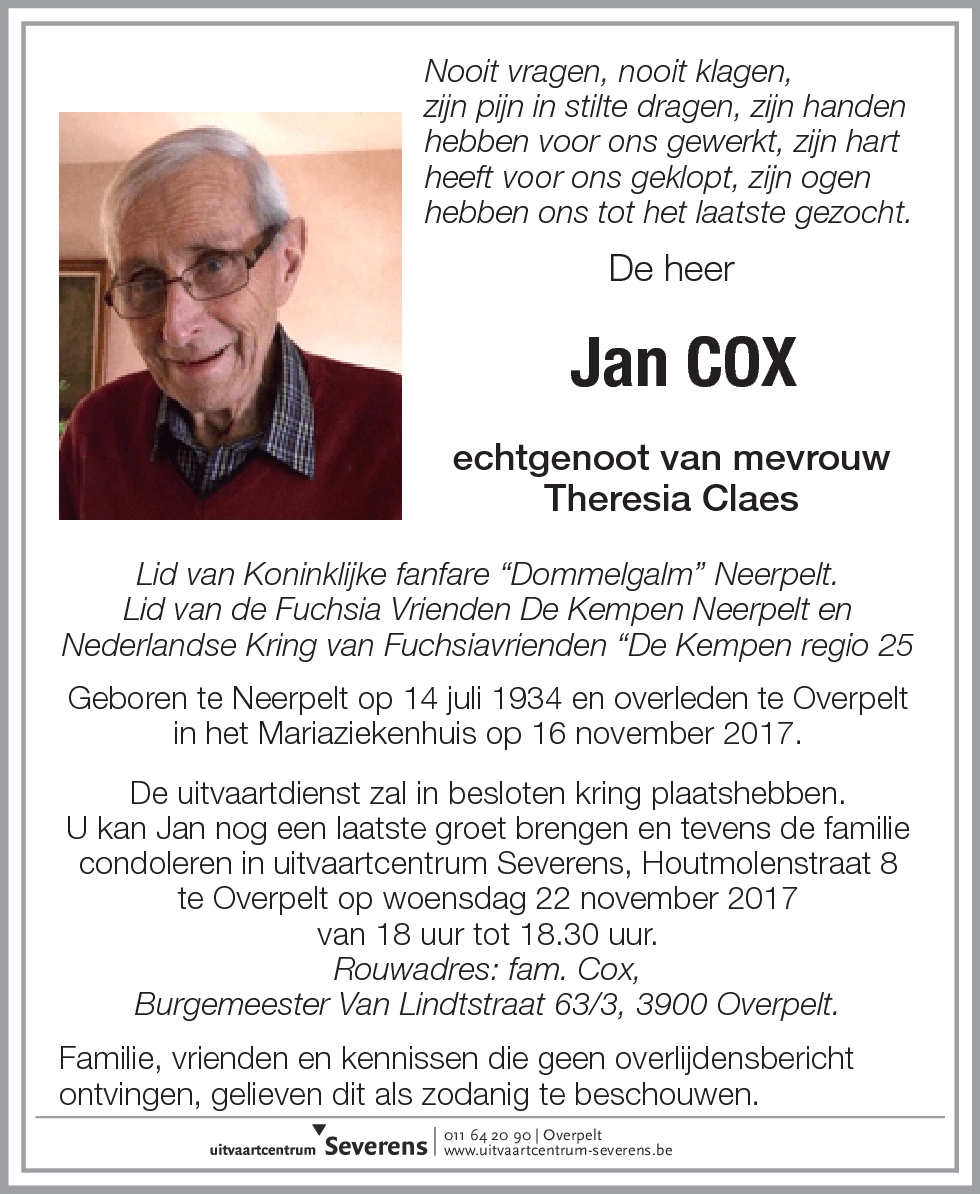 Jan Cox