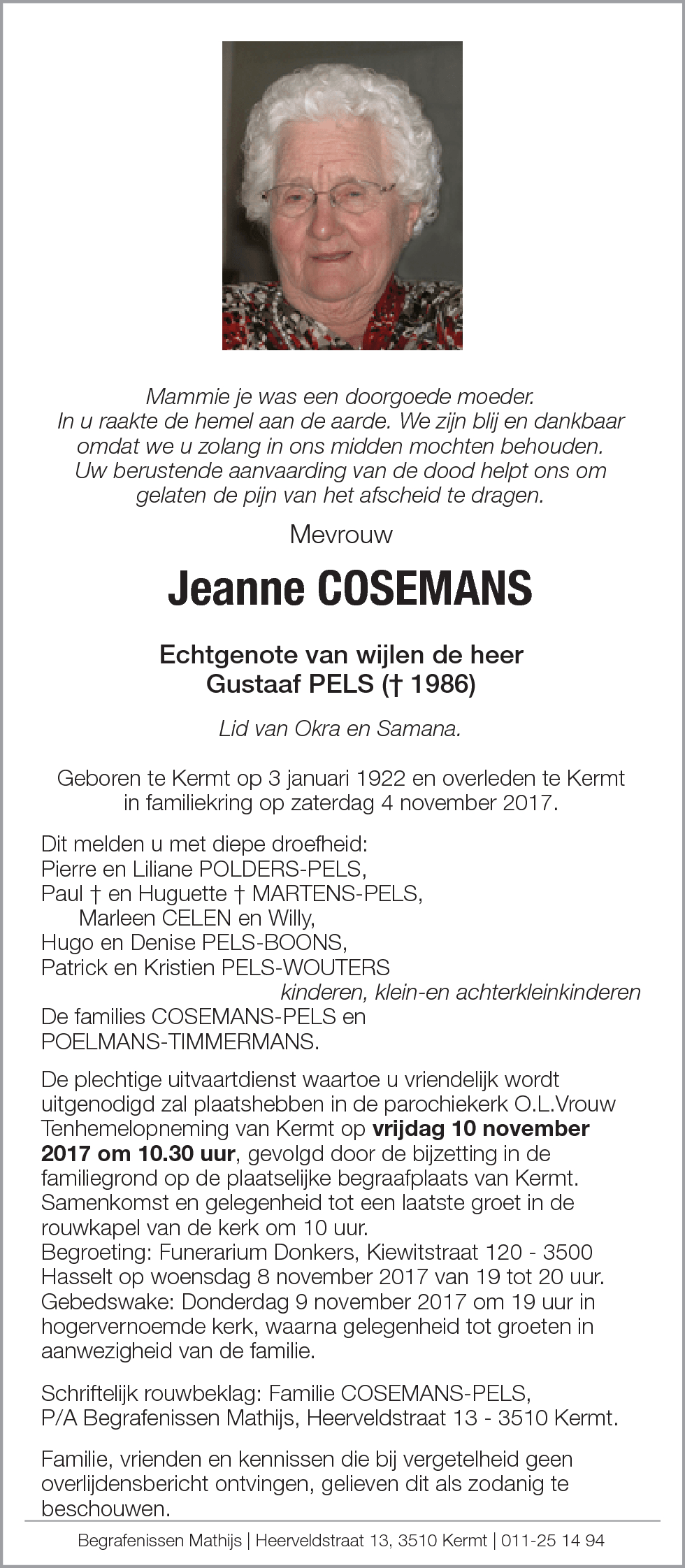 Jeanne Cosemans