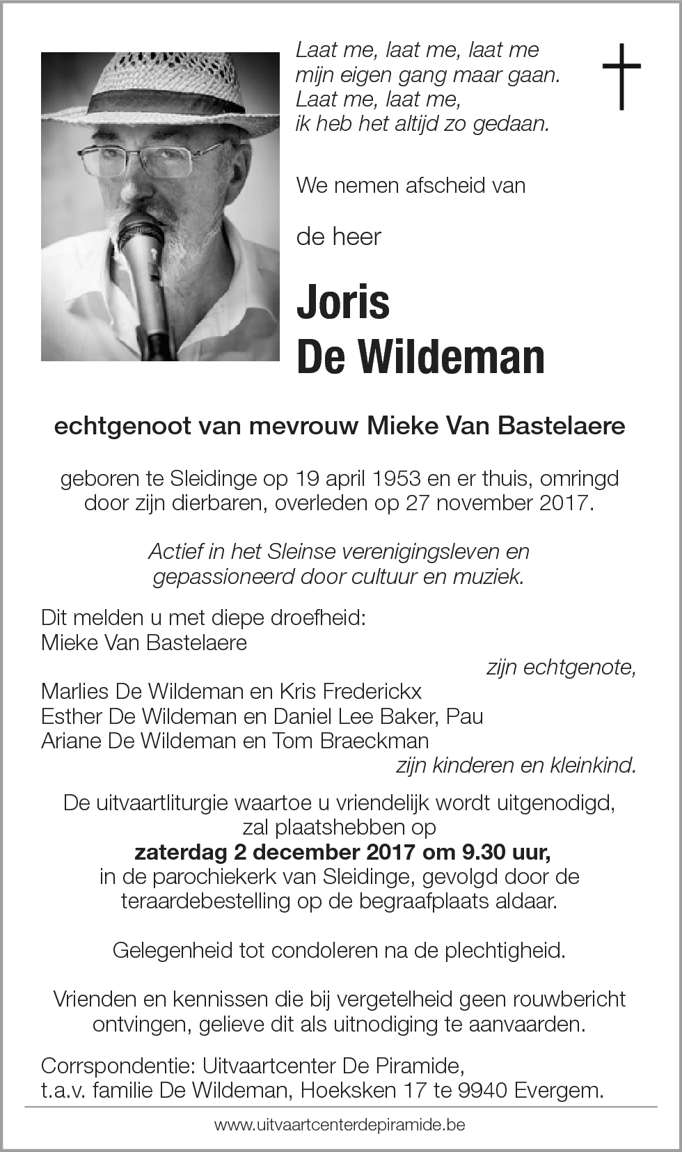 Joris De Wildeman