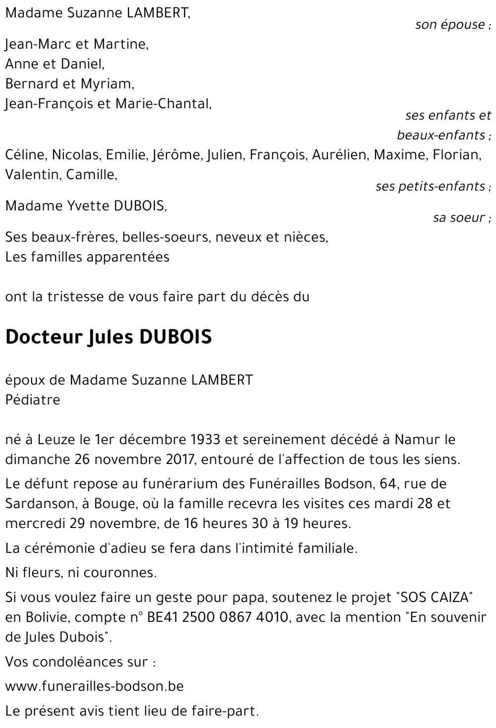 Jules DUBOIS