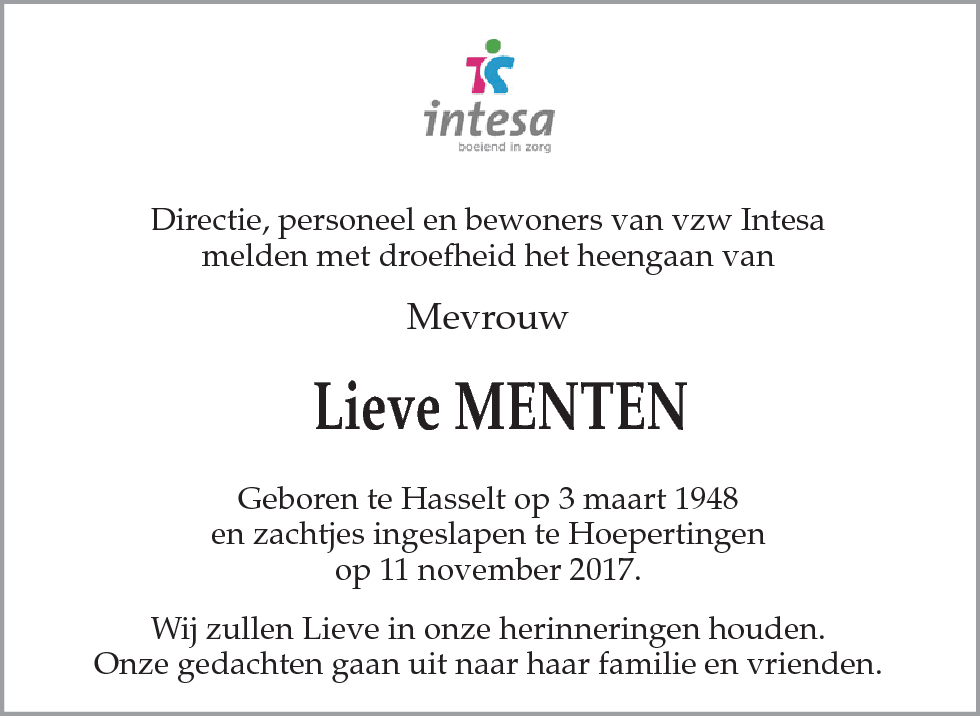 Lieve Menten