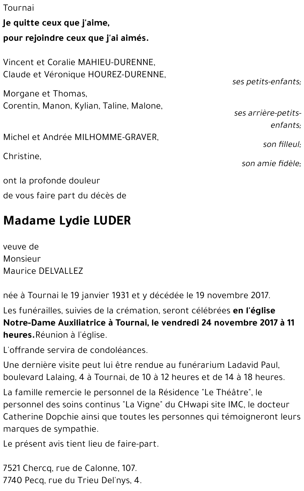 Lydie LUDER