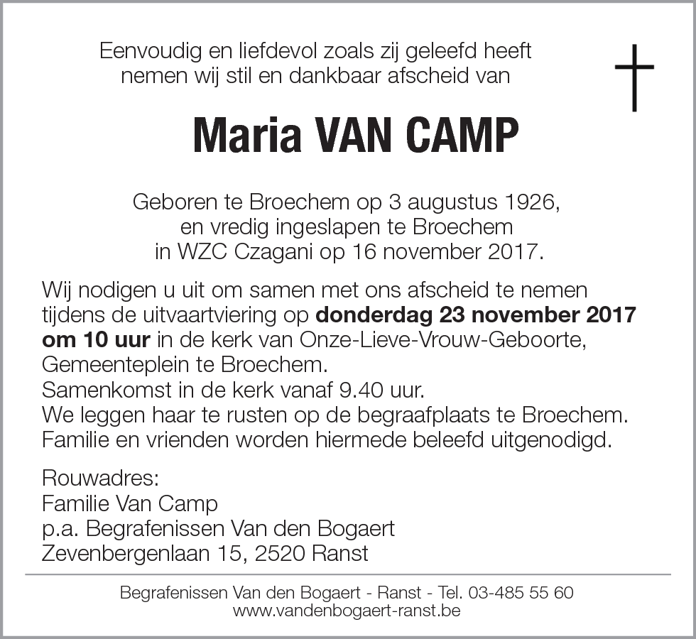 Maria Van Camp