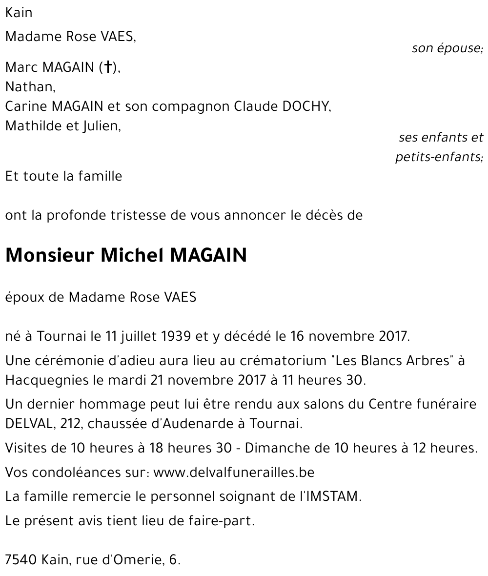Michel MAGAIN