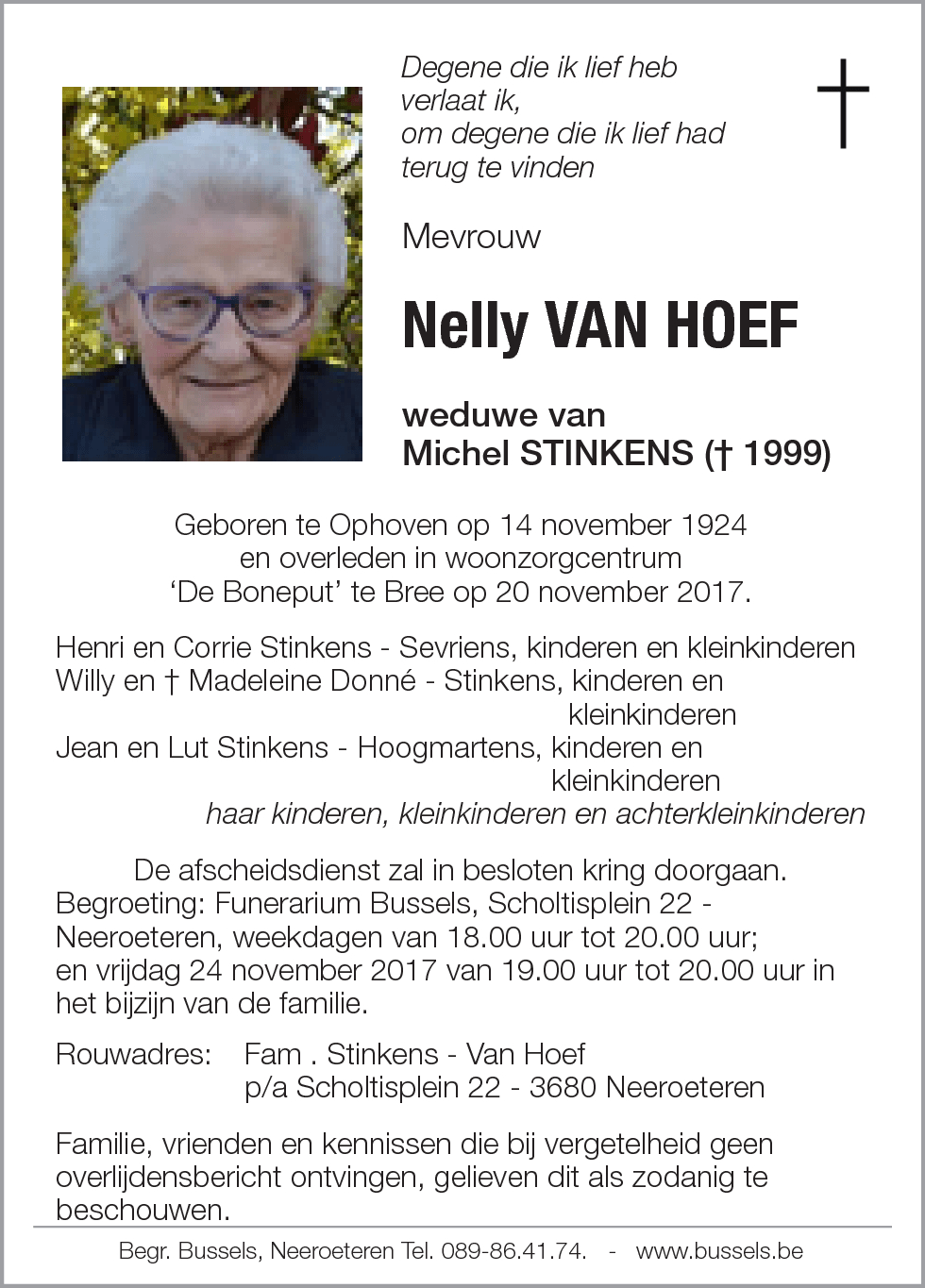 Nelly VAN HOEF