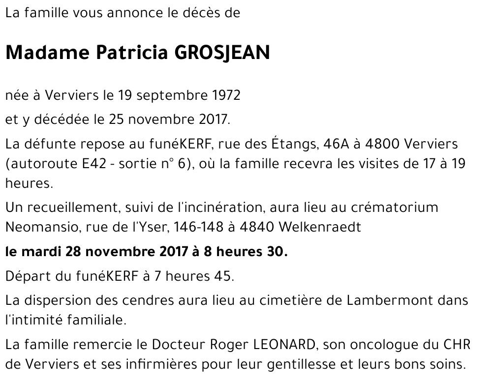 Patricia GROSJEAN