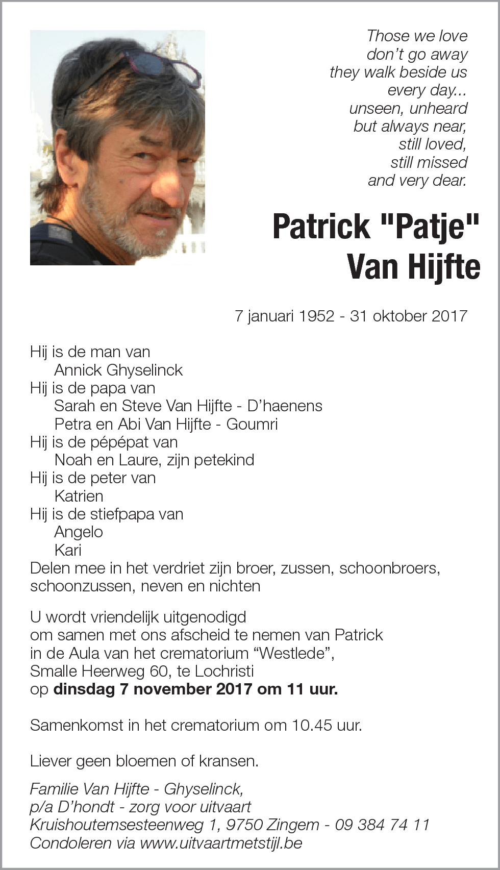 Patrick Van Hijfte