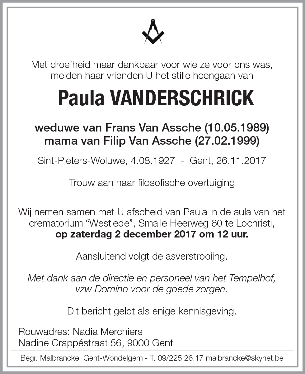 Paula Vanderschrick