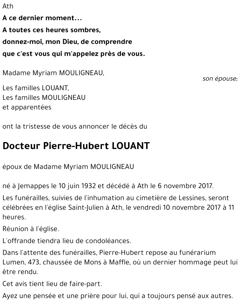 Pierre-Hubert LOUANT