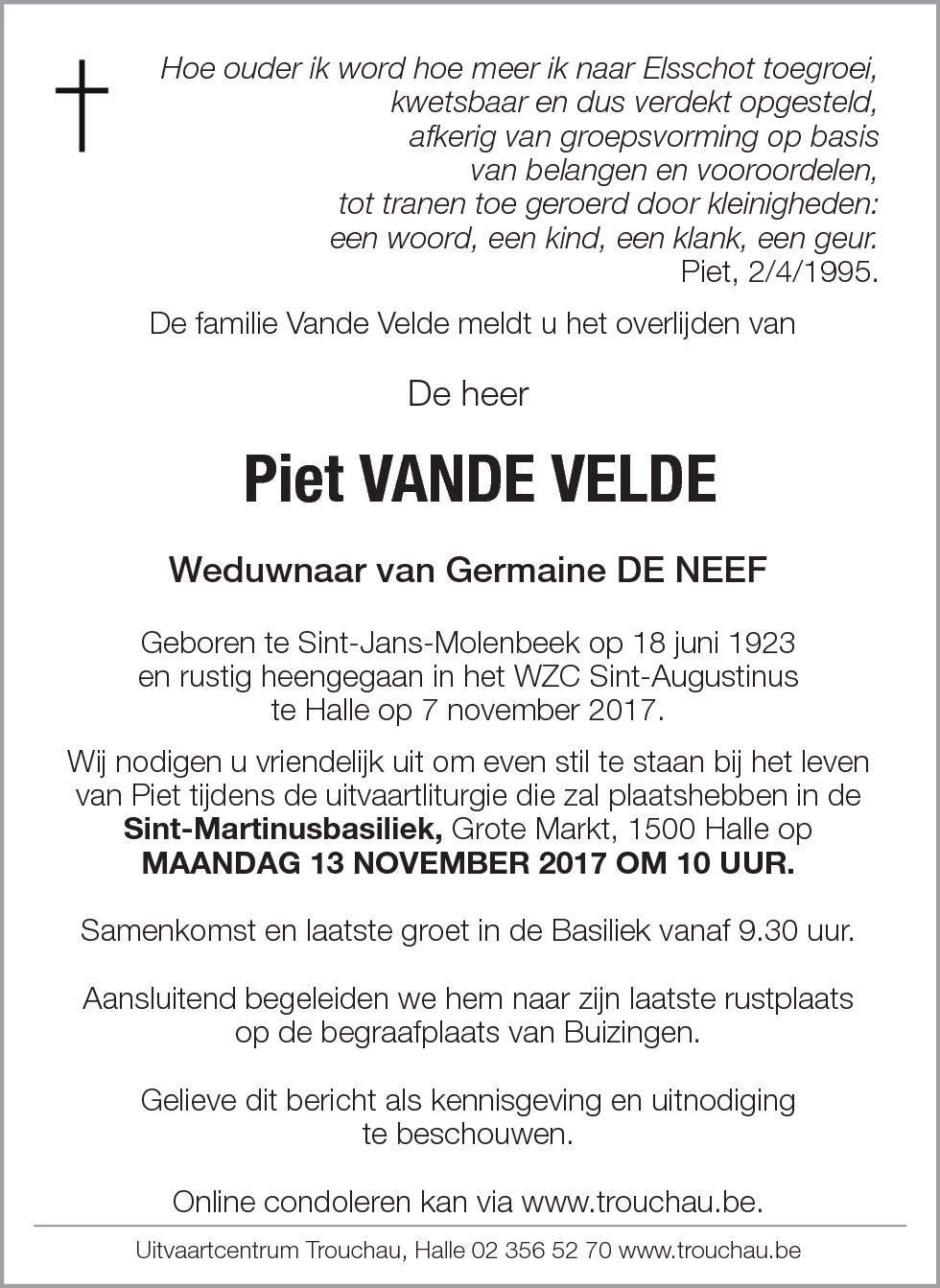 Piet Vande Velde