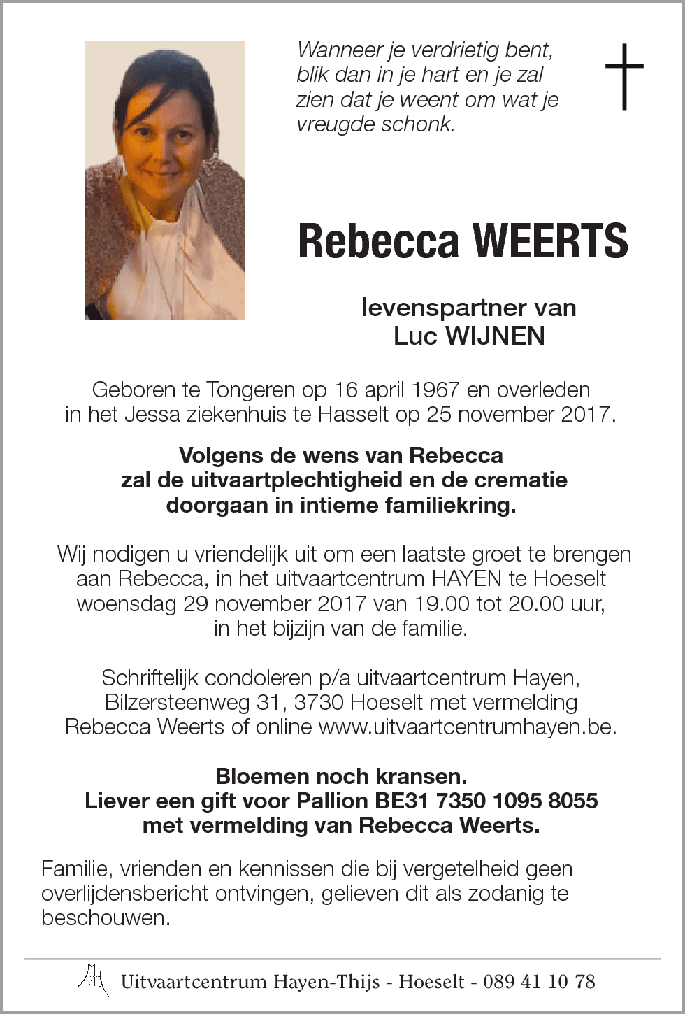 Rebecca WEERTS