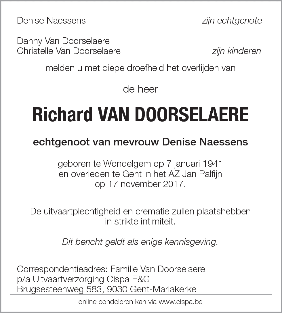 Richard Van Doorselaere
