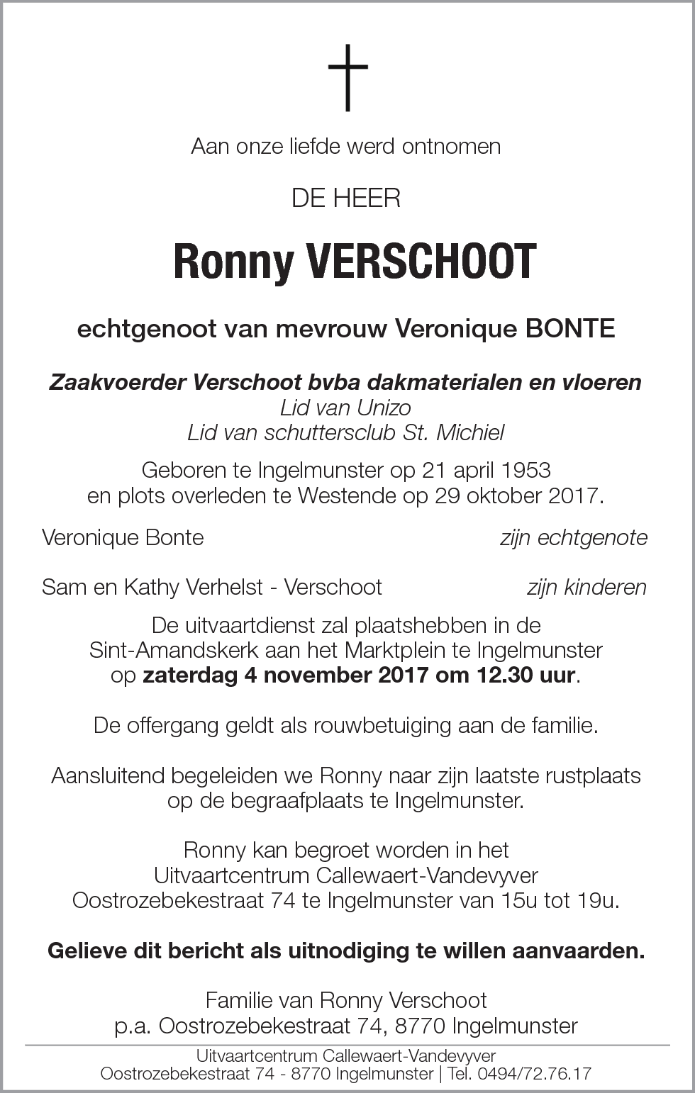 Ronny Verschoot