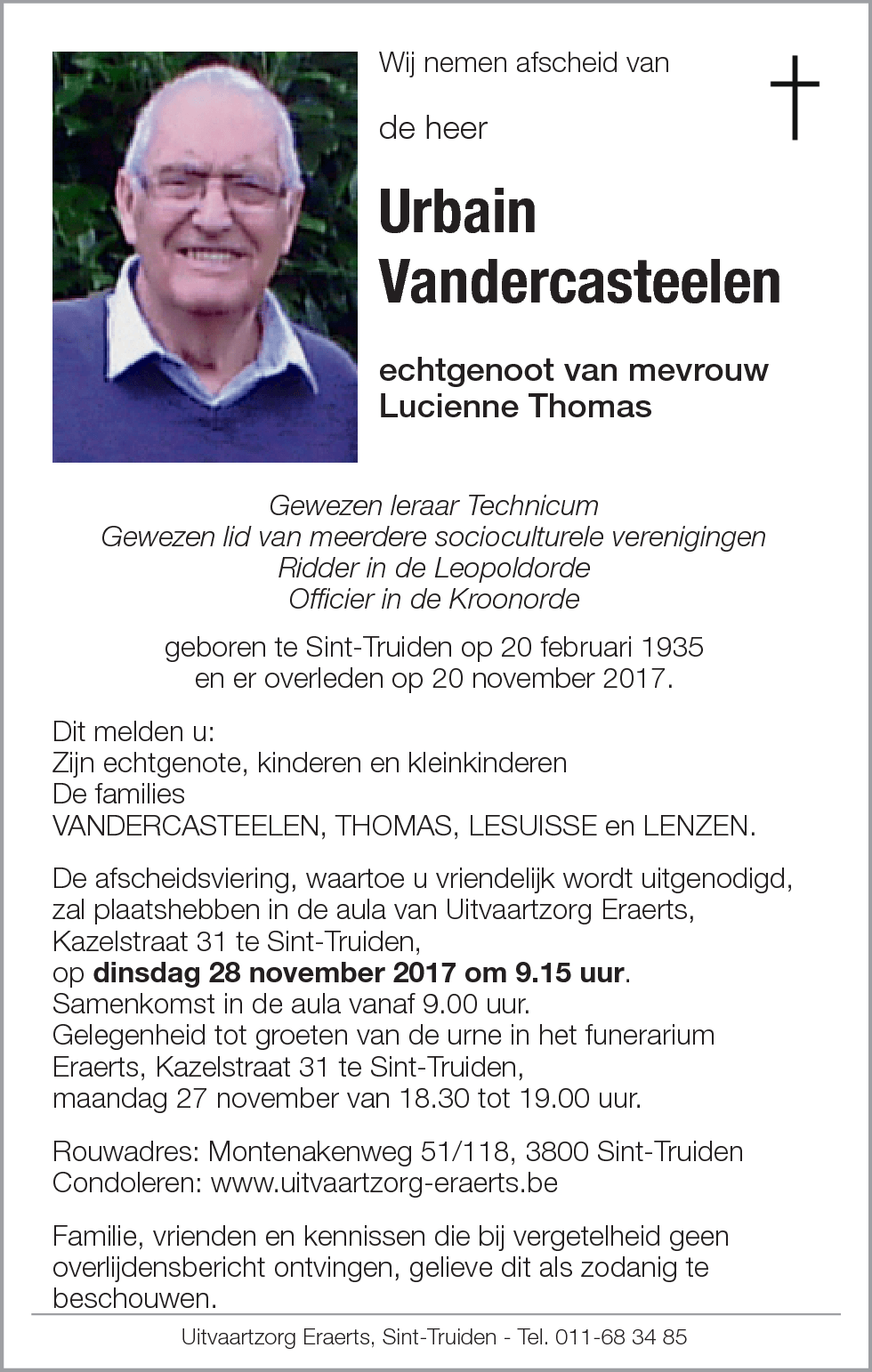 Urbain Vandercasteelen