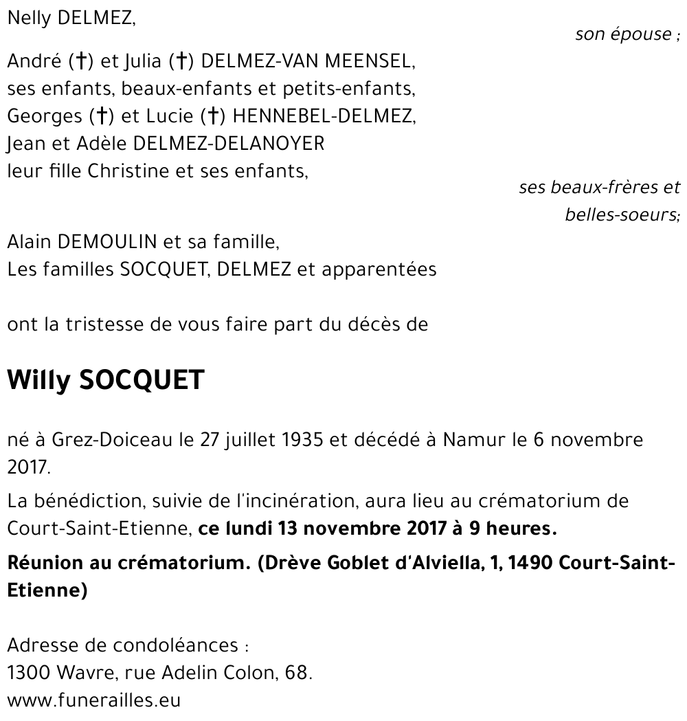 Willy SOCQUET