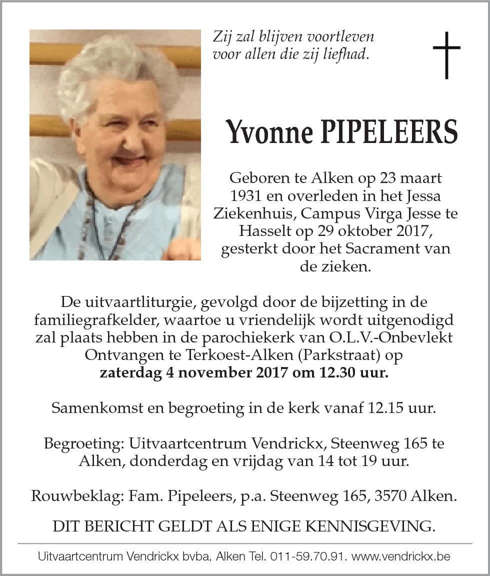 Yvonne Pipeleers