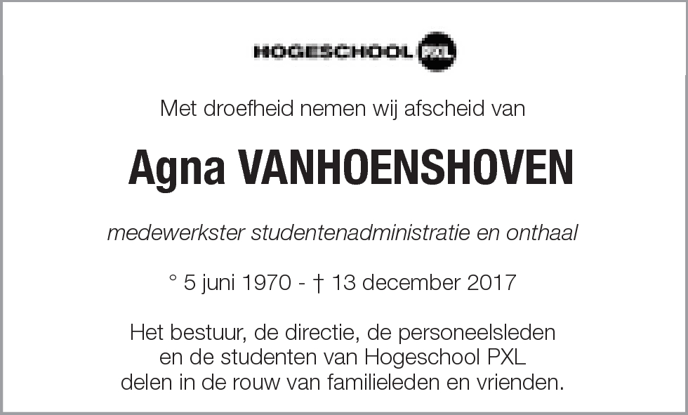 Agna Vanhoenshoven