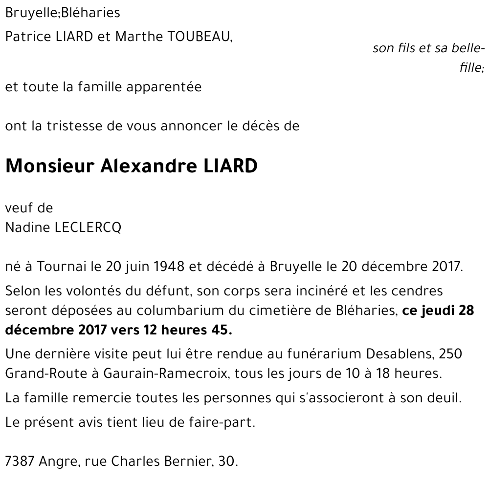 Alexandre LIARD