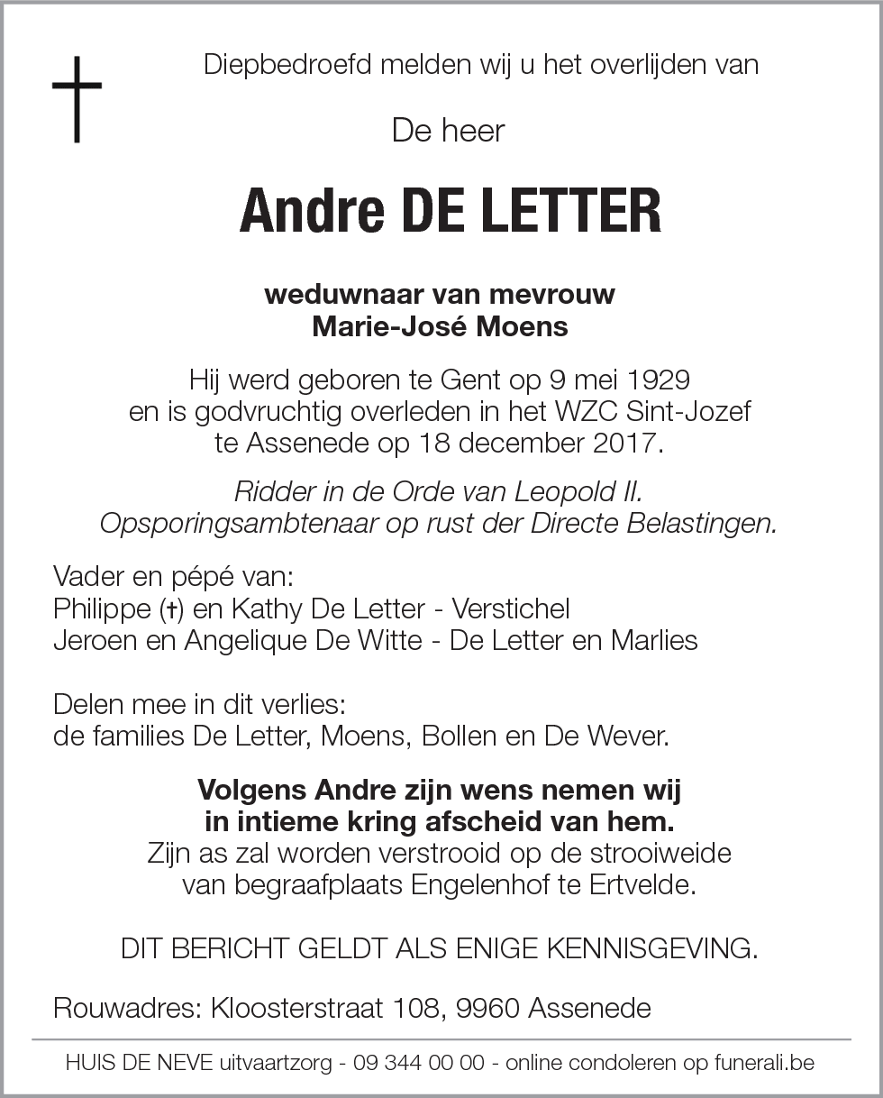 Andre De Letter