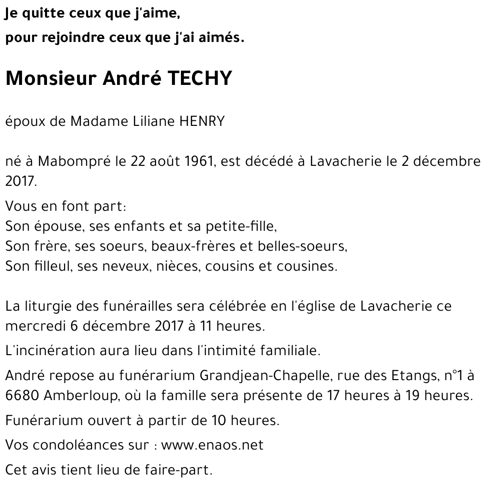 André TECHY