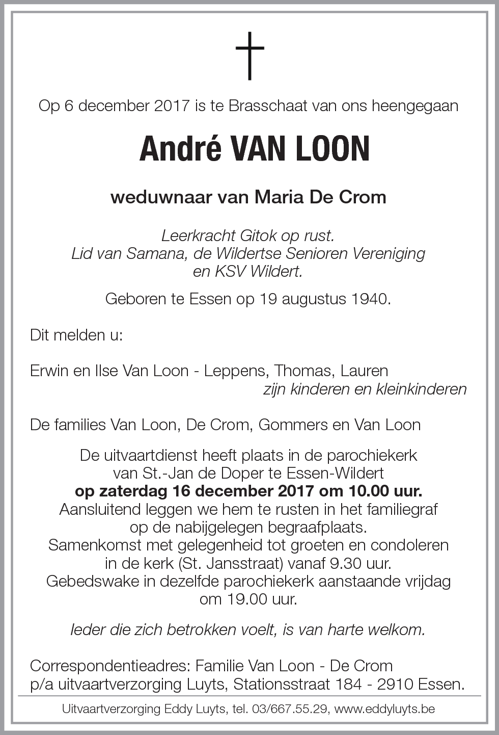 André Van Loon