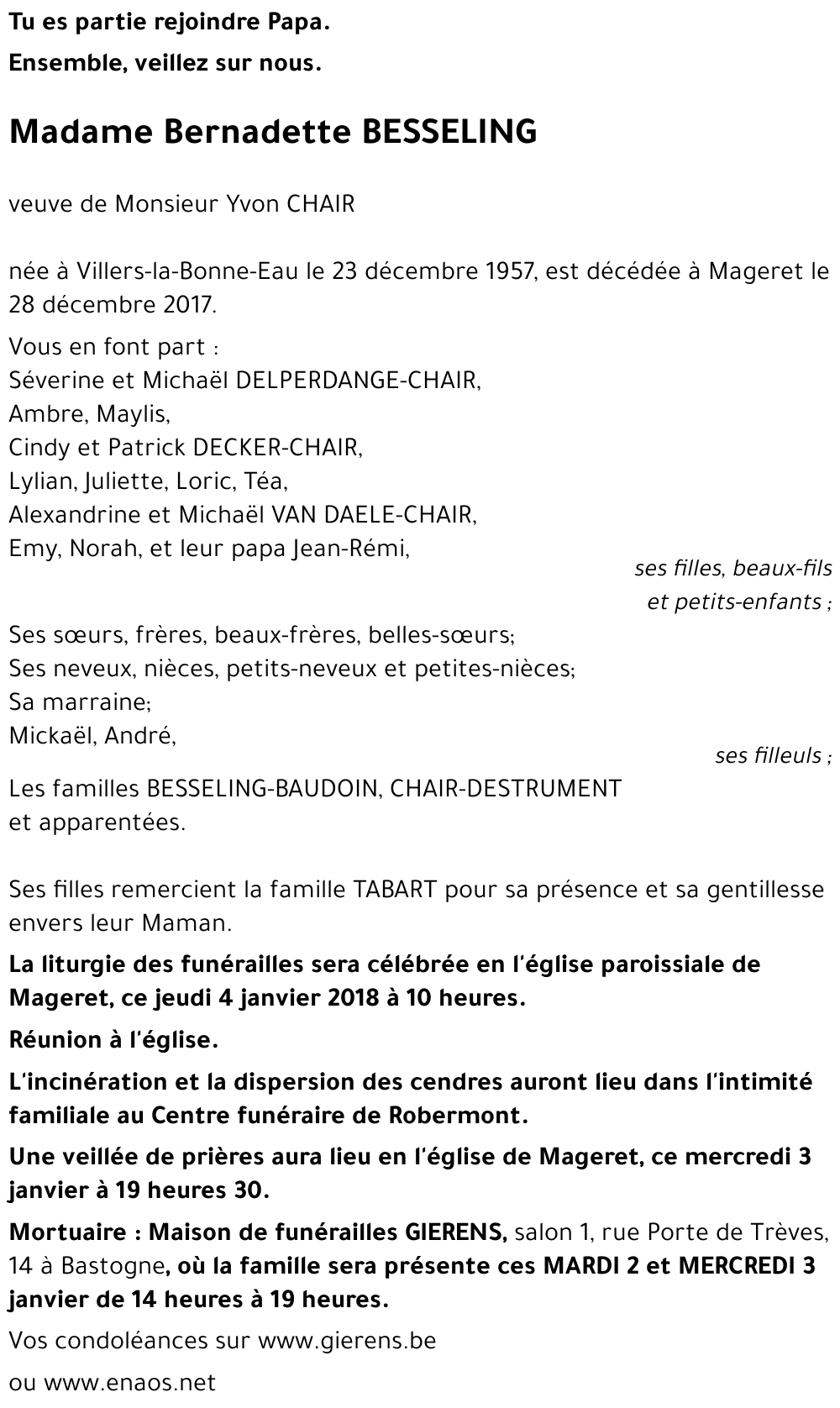 Bernadette BESSELING