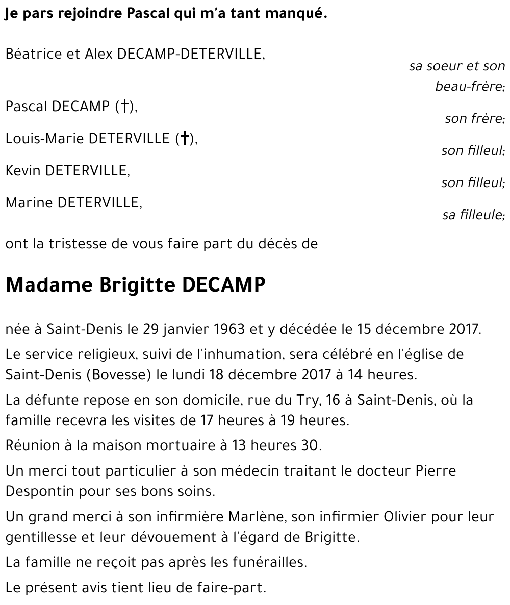 Brigitte DECAMP