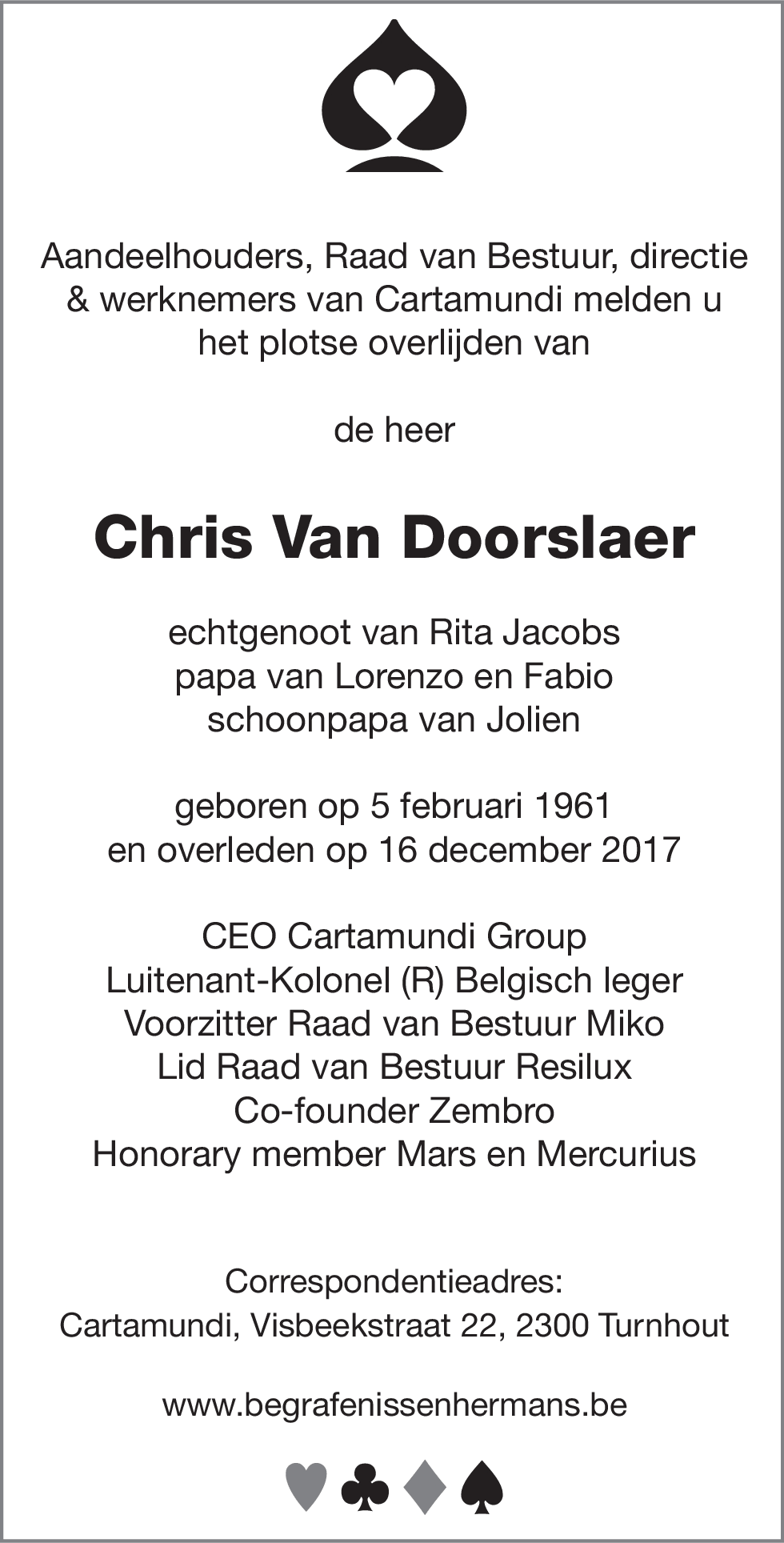 Chris Van Doorslaer