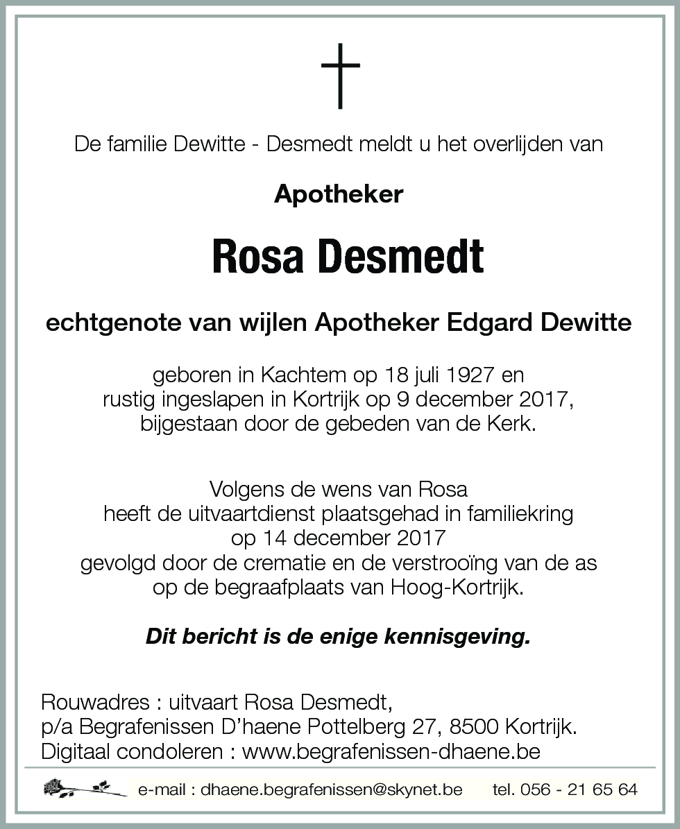 Desmedt Rosa