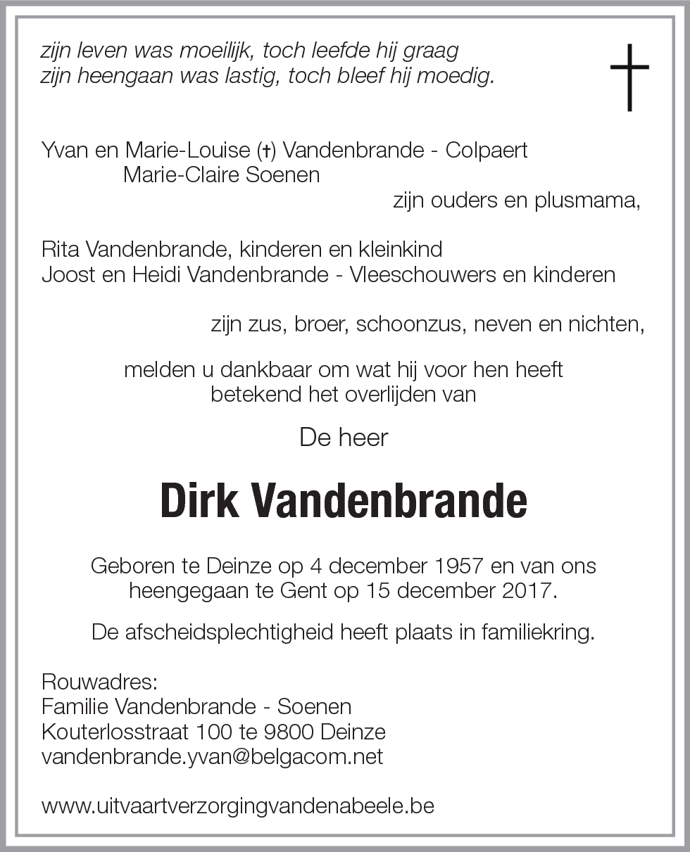 Dirk Vandenbrande