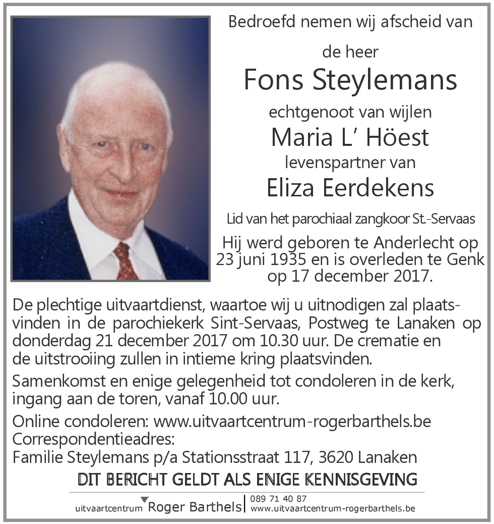 Fons Steylemans
