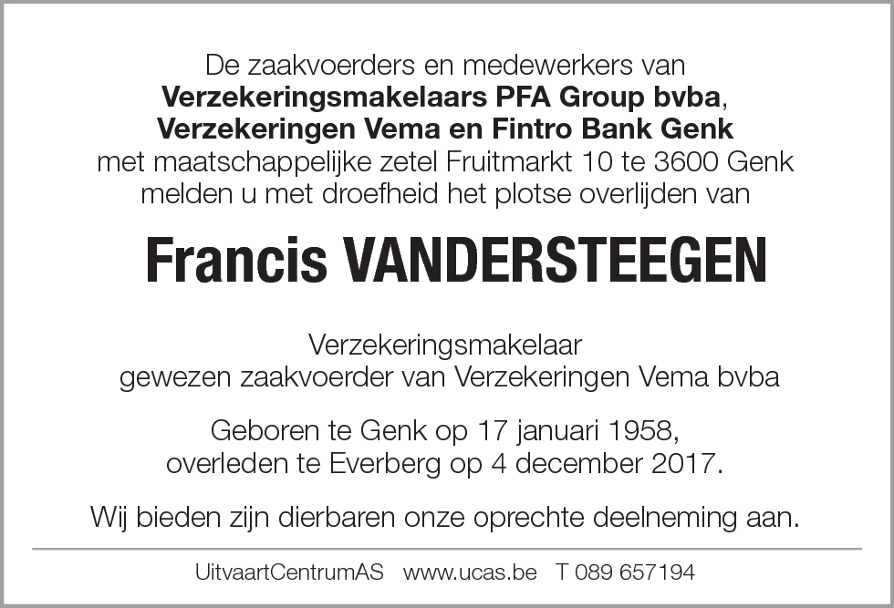 Francis Vandersteegen