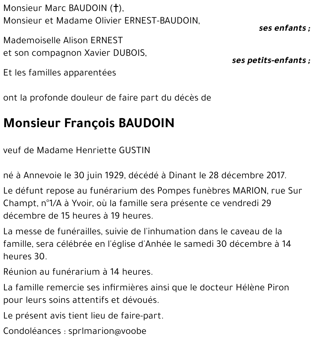 François BAUDOIN