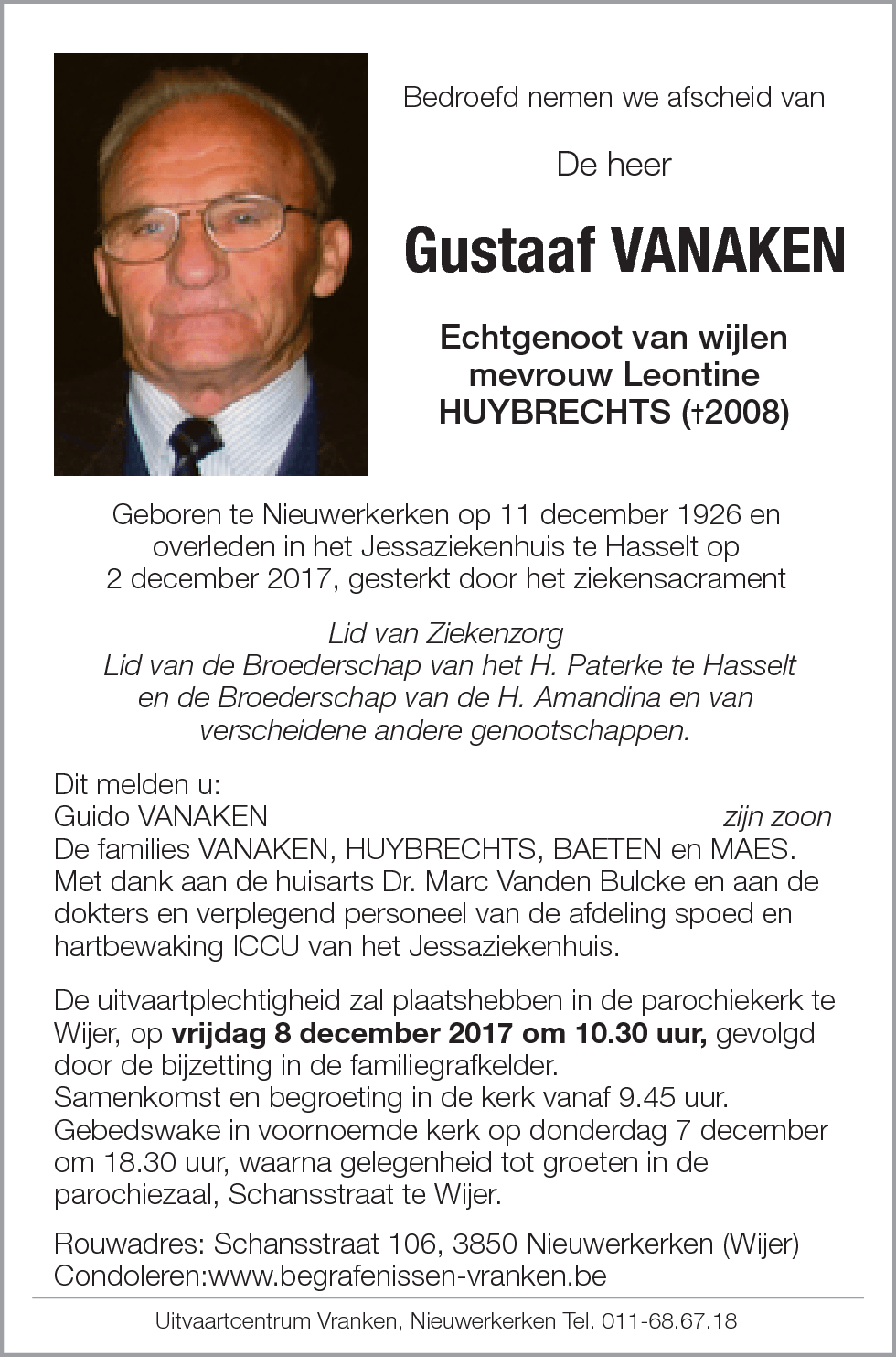 Gustaaf Vanaken
