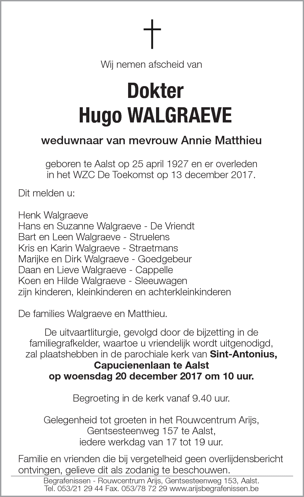 Hugo WALGRAEVE