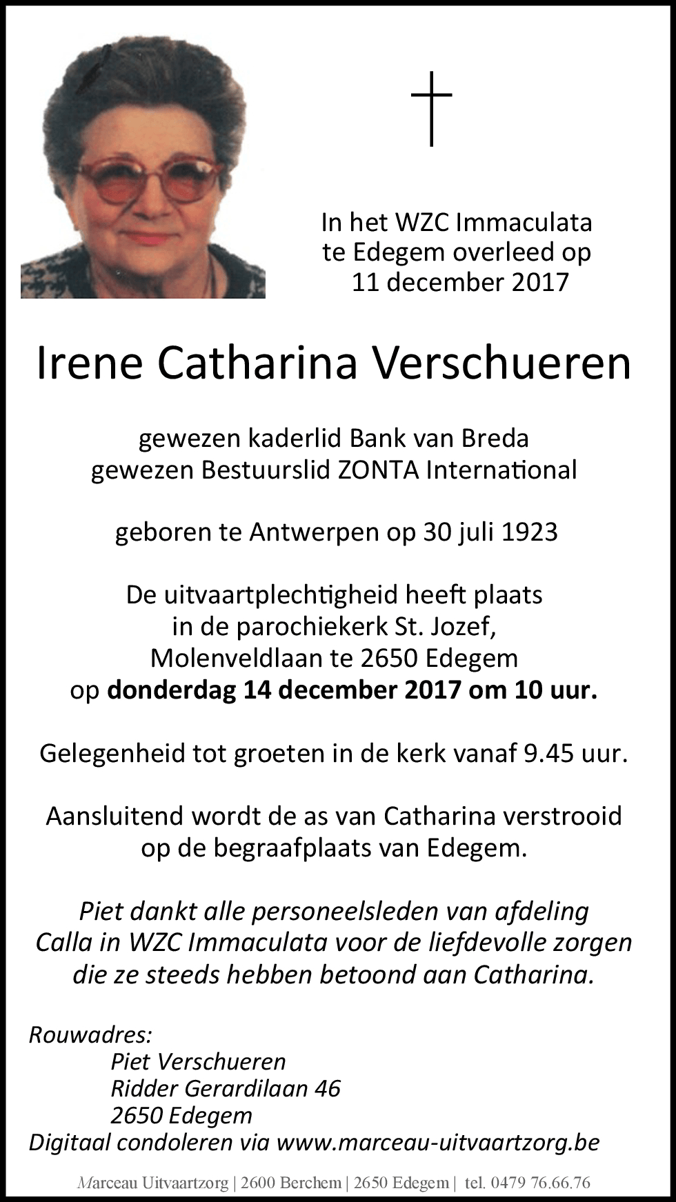 Irene Catherina Verschueren