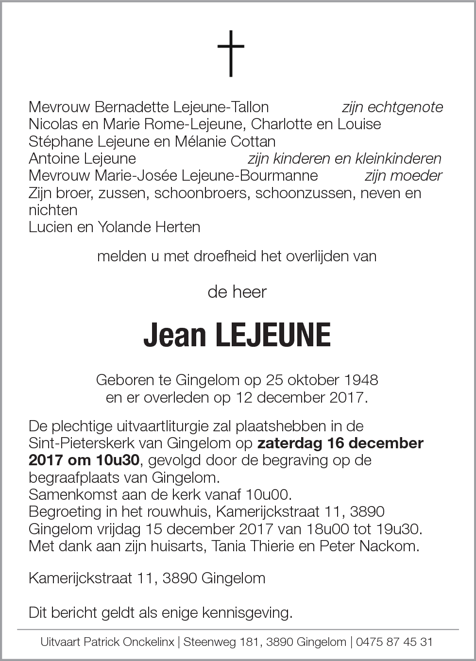 Jean Lejeune