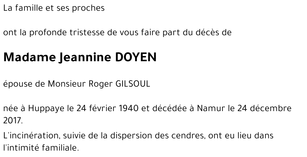 Jeannine DOYEN