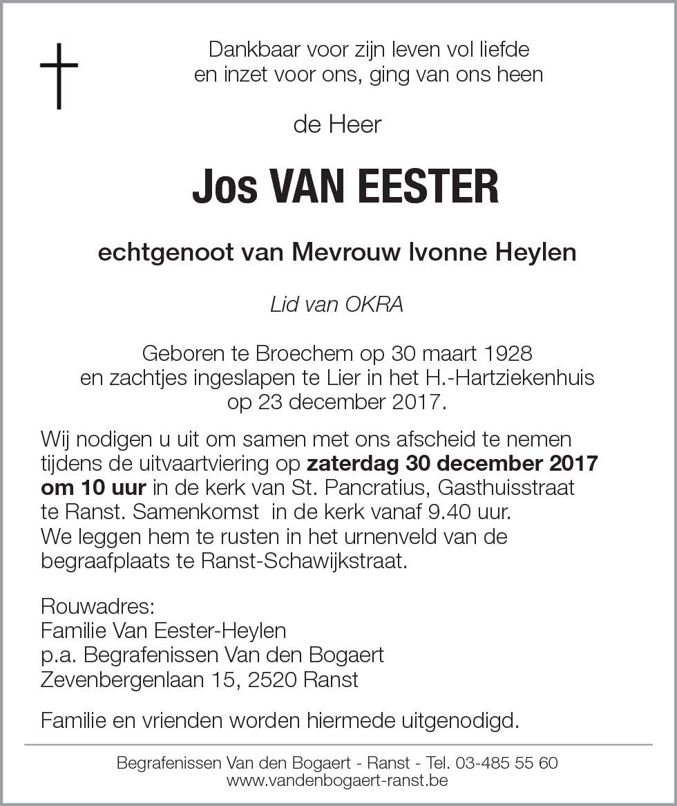 Jos Van Eester