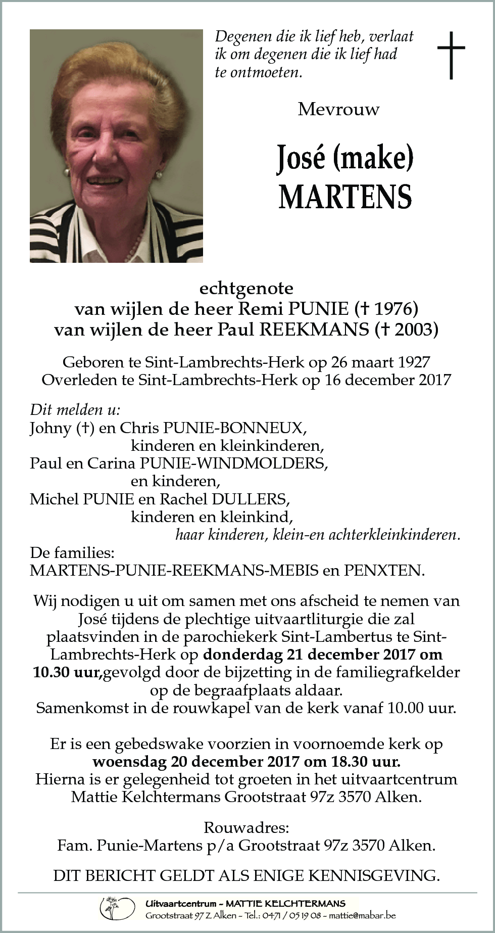 José (make) MARTENS