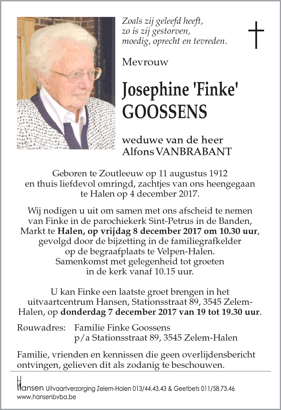 Josephine GOOSSENS
