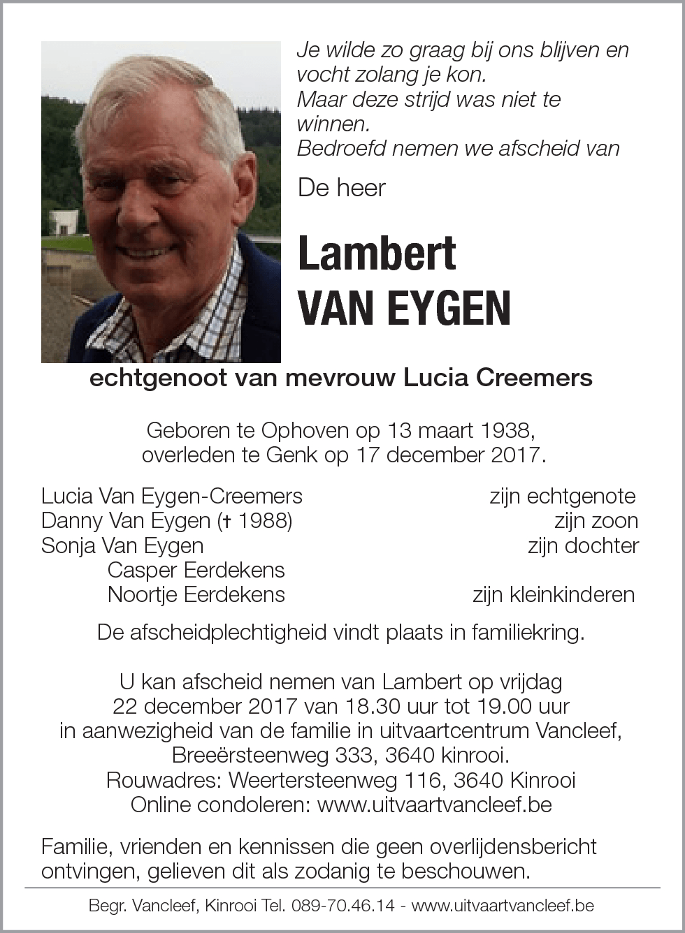 Lambert Van Eygen