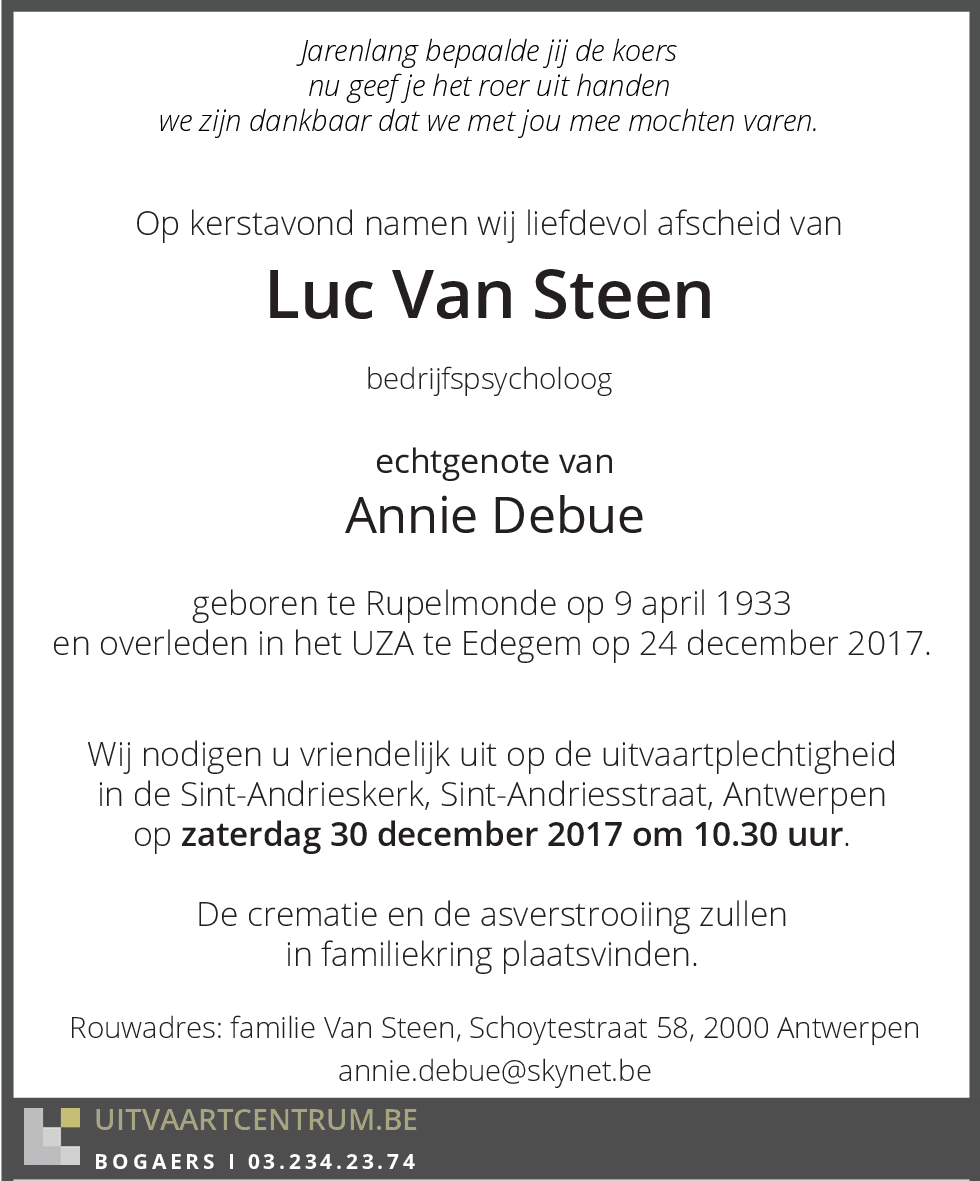 Luc Van Steen