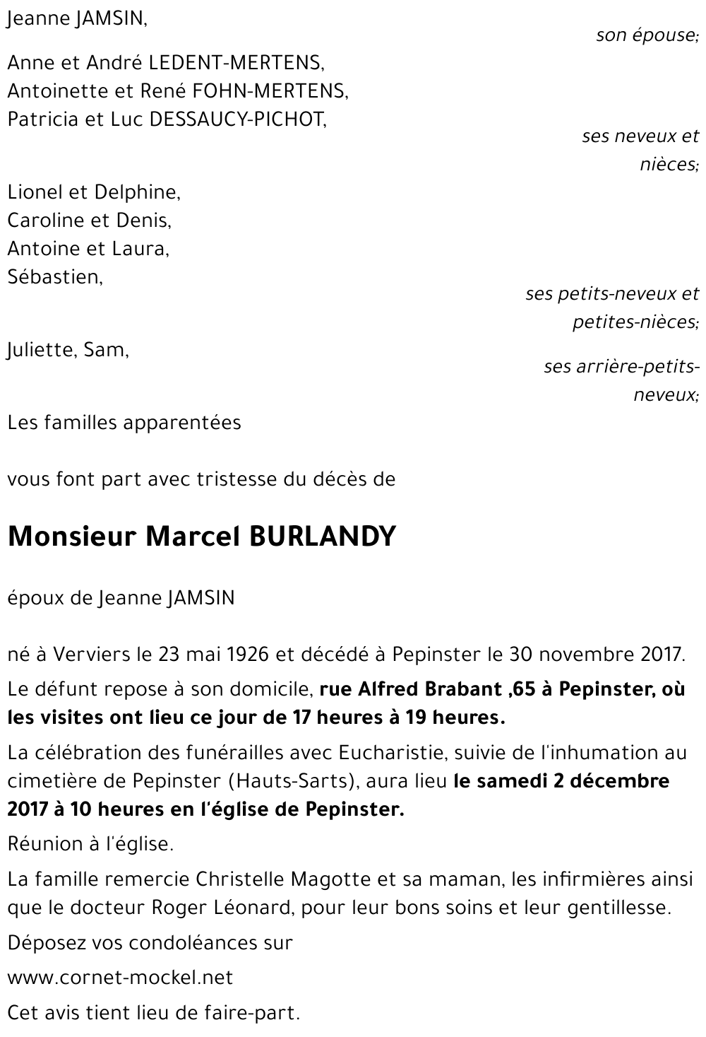 Marcel BURLANDY